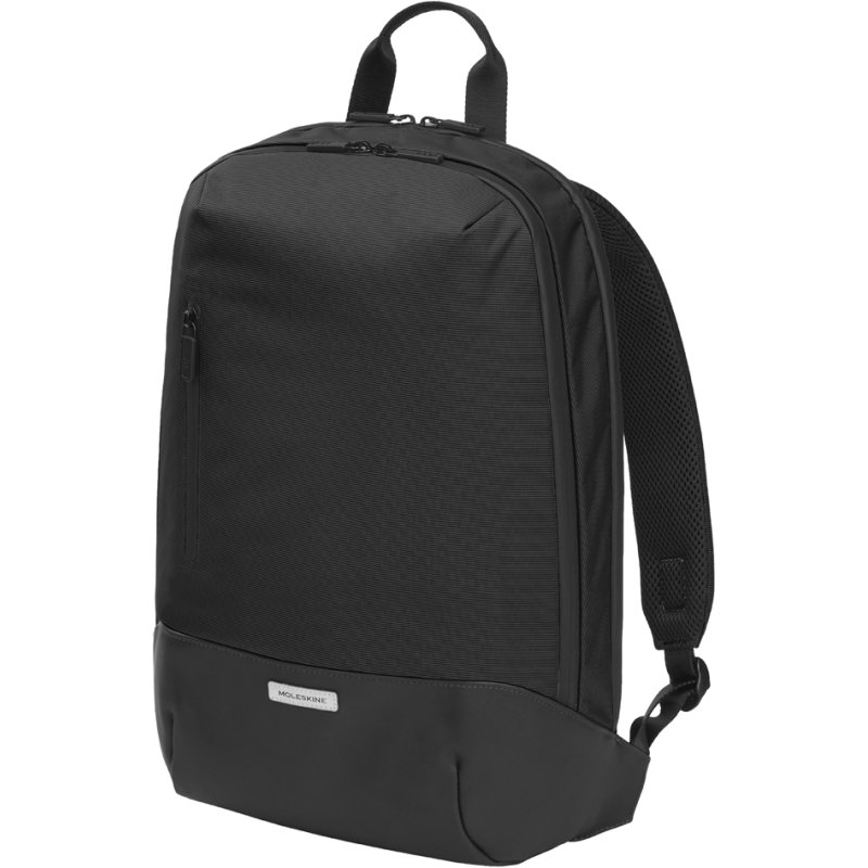 MOLESKINE Metro Backpack with Notebook, Black, 31×13×47 cm